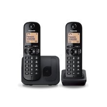 Panasonic KX-TGC212FXB Cordless phone, Black цена и информация | Stacionārie telefoni | 220.lv