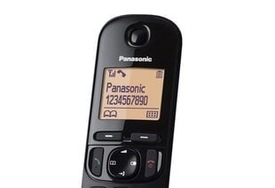 Panasonic KX-TGC212FXB Cordless phone, Black cena un informācija | Stacionārie telefoni | 220.lv