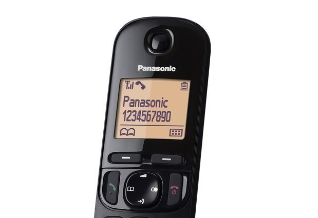 Panasonic KX-TGC212FXB Cordless phone, Black цена и информация | Stacionārie telefoni | 220.lv