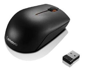 Bezvadu datorpele LENOVO KB MICE BO 300 WIRELESS MOUSE, melna цена и информация | Мыши | 220.lv