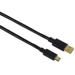 HAMA USB-C adaptera kabelis, USB-C plug - USB 3.1 A plug, gold-plated, 1.80 m cena un informācija | Savienotājkabeļi | 220.lv