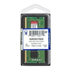 Kingston DDR4 SODIMM 8GB 2400MHz CL17 (KVR24S17S8/8) цена и информация | Оперативная память (RAM) | 220.lv