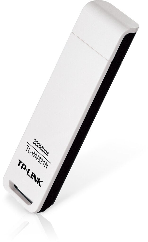 Bezvadu tīkla adapteris TP-LINK TL-WN821N, 802.11b/g/n, 300 Mbps цена и информация | Rūteri (maršrutētāji) | 220.lv