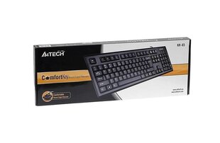 A4Tech клавиатура KR-85, Standard, Wired, Keyboard layout LT/EN цена и информация | Клавиатуры | 220.lv