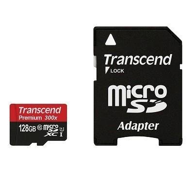 Transcend MicroSDXC 128GB (+SD adapteris) cena un informācija | Atmiņas kartes mobilajiem telefoniem | 220.lv