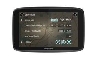 GPS uztvērējs Tomtom Go Professional 6200 EU cena un informācija | TomTom Auto preces | 220.lv