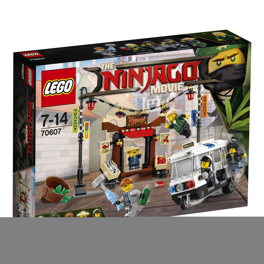 70607 LEGO® NINJAGO pakaļdzīšanās pilsētā цена и информация | Konstruktori | 220.lv