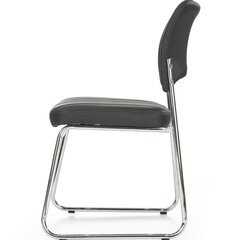 Biroja krēslu komplekts Rapid (6 gabali), melni cena un informācija | Biroja krēsli | 220.lv