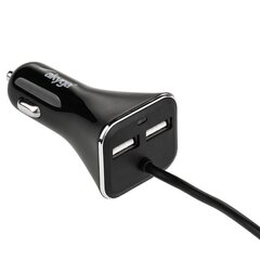 Akyga AK-CH-10 car charger (12 V | 4 x USB | 9000 mA) black цена и информация | Защитные пленки для телефонов | 220.lv