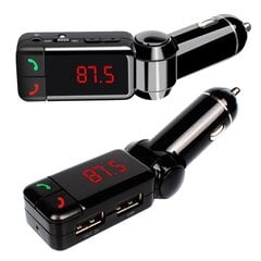 Forever TR-320 Авто FM Bluetooth модулятор и система Hand-Free + 2x USB Зарядка 2.1A / Mp3 Порт Черный цена и информация | Forever Электрооборудование | 220.lv