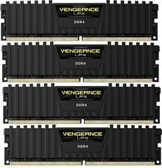 Corsair Vengeance LPX 4x8GB 2666MHz DDR4 CL16 (CMK32GX4M4A2666C16) цена и информация | Оперативная память (RAM) | 220.lv