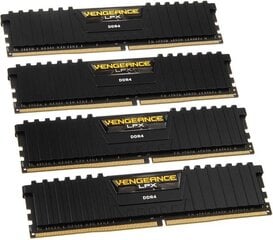 Corsair Vengeance LPX 4x8GB 2666MHz DDR4 CL16 (CMK32GX4M4A2666C16) цена и информация | Оперативная память (RAM) | 220.lv