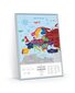 Dzēšama ceļojumu karte Travel Map Silver Europe цена и информация | Pasaules kartes | 220.lv