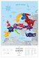 Dzēšama ceļojumu karte Travel Map Silver Europe цена и информация | Pasaules kartes | 220.lv