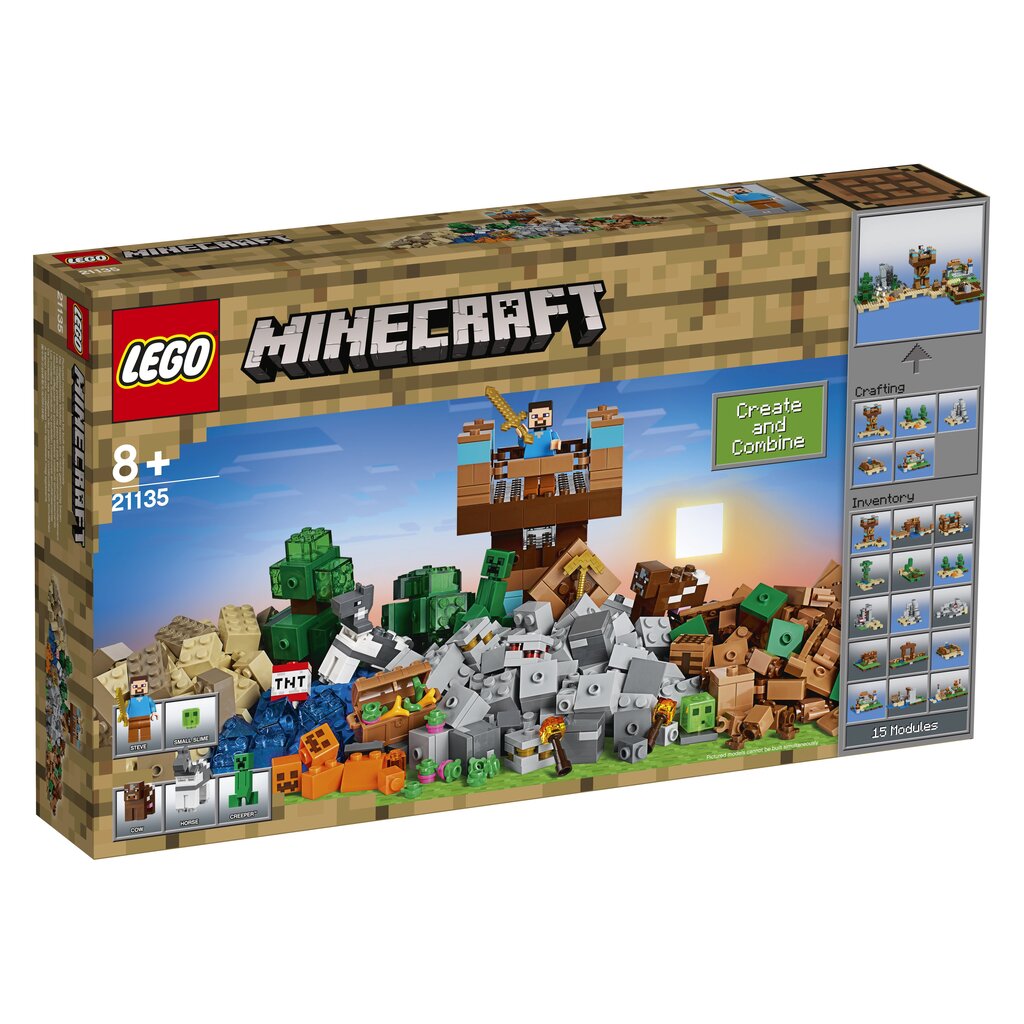 21135 LEGO® Minecraft Kraft bloks 2.0 cena un informācija | Konstruktori | 220.lv