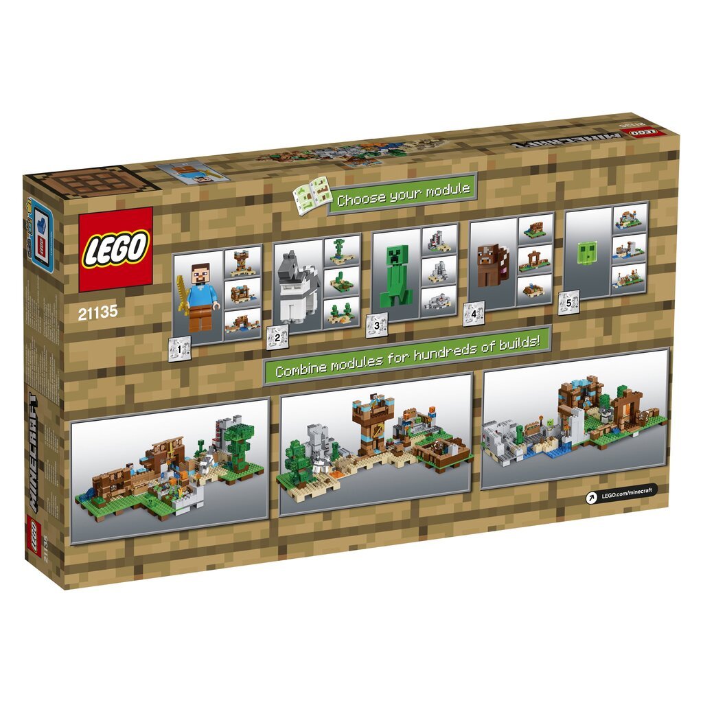 21135 LEGO® Minecraft Kraft bloks 2.0 cena un informācija | Konstruktori | 220.lv