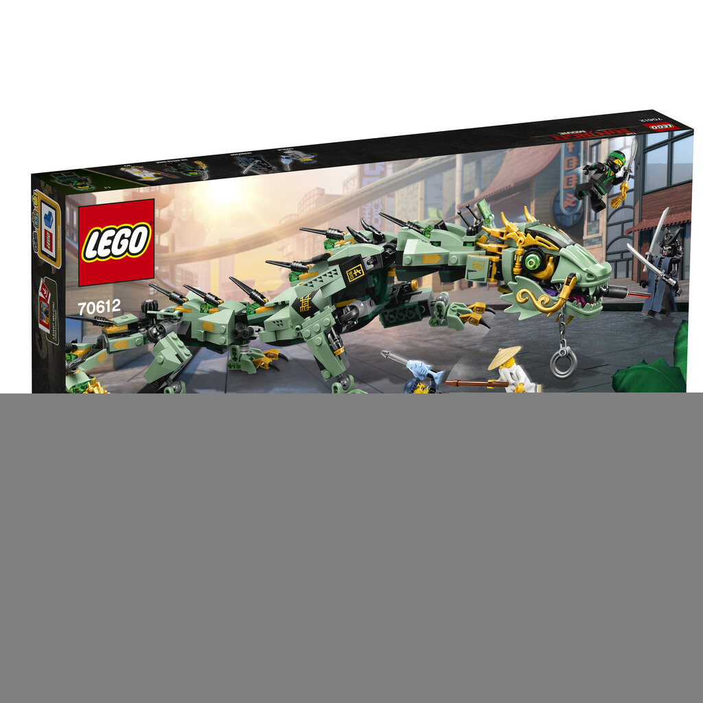 70612 LEGO® NINJAGO Zaļā nindzjas robotpūķis цена и информация | Konstruktori | 220.lv