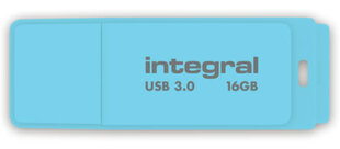 USB Карта памяти Integral Pastel 16GB USB 3.0, Голубая цена и информация | USB накопители | 220.lv