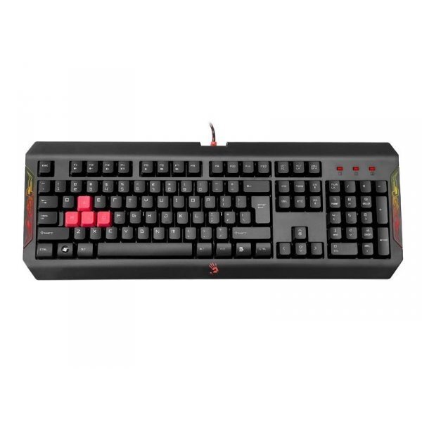 Spēļu tastatūra A4-Tech Q100 Bloody Blazing cena un informācija | Klaviatūras | 220.lv