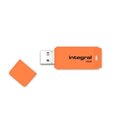 Integral 16GB USB2.0 DRIVE NEON ORANGE USB flash drive USB Type-A 2.0