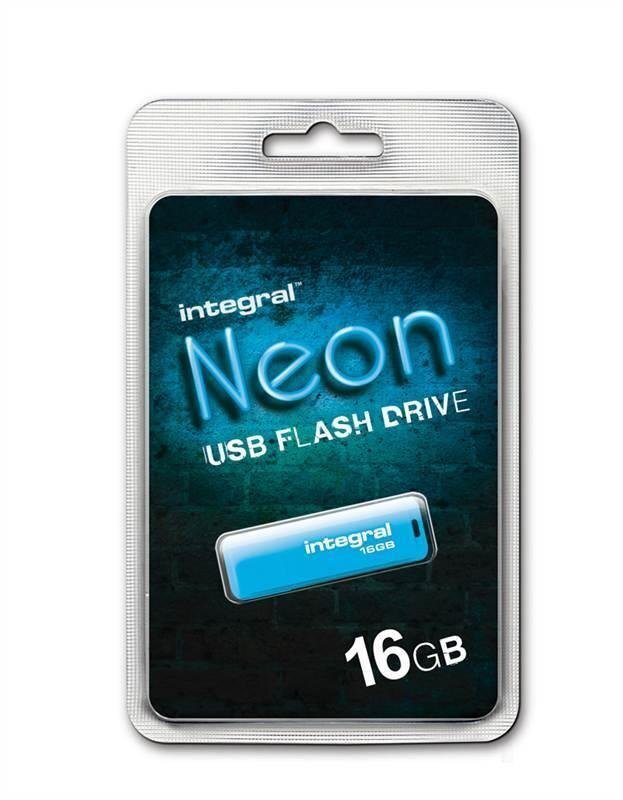 Integral 16GB 10PK USB2.0 DRIVE NEON BLUE USB flash drive USB Type-A 2.0 цена и информация | USB Atmiņas kartes | 220.lv