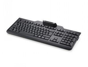 Fujitsu KB100 Smartcard Tastatūra, Melna cena un informācija | Klaviatūras | 220.lv