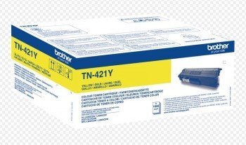 Toneris Brother TN421Y, Dzeltens цена и информация | Kārtridži lāzerprinteriem | 220.lv