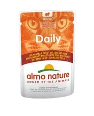 Мягкий корм для кошек ALMO NATURE с уткой и курицей, 70 г цена и информация | Консервы для котов | 220.lv