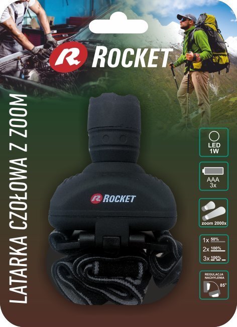 Rocket 1W projektors ar fokusēšanas funkciju цена и информация | Lukturi un prožektori | 220.lv