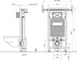 WC komplekts Ravak: WC rāmis + pods Rimoff + WC poga + Soft Close vāks cena un informācija | Tualetes podi | 220.lv