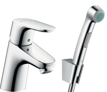 Bidē jaucējkrāns Hansgrohe Focus E2 ar bidē dušu, 31926000 cena un informācija | Jaucējkrāni | 220.lv