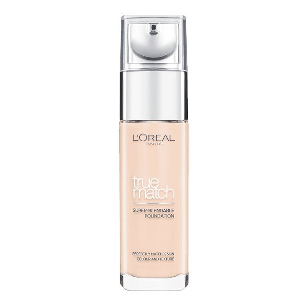 Grima pamats L’Oreal Paris True Match Super Blendable Foundation N1 Ivory, 30 ml cena un informācija | Grima bāzes, tonālie krēmi, pūderi | 220.lv