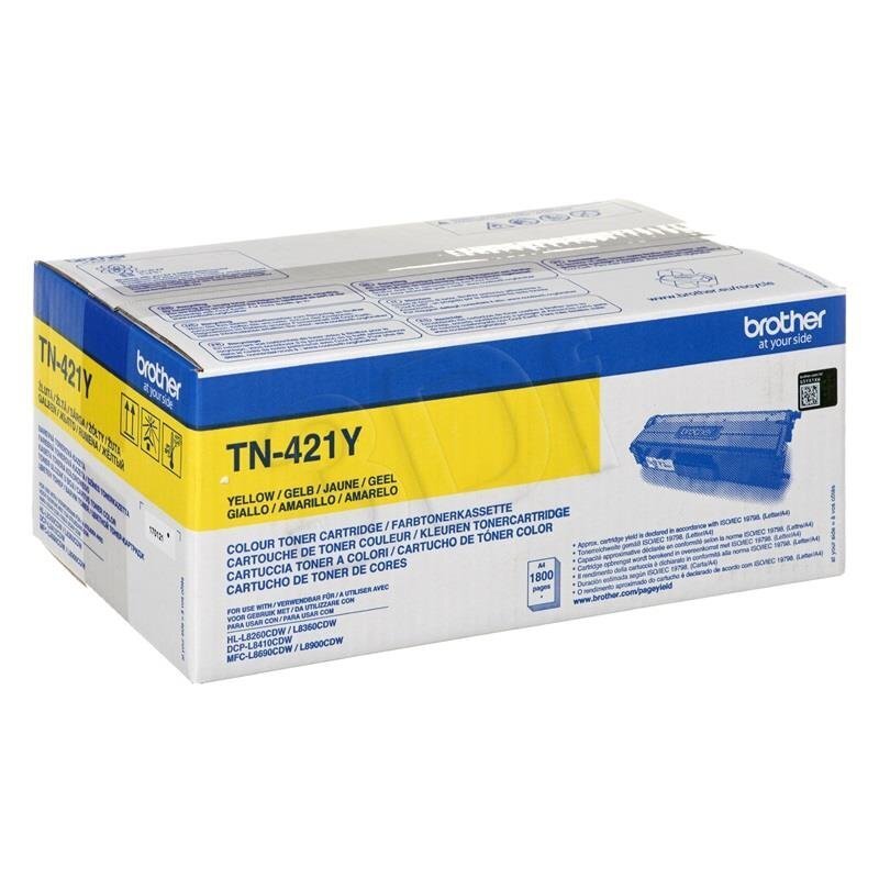 Brother TN421Y Toner cartridge, Yellow cena un informācija | Kārtridži lāzerprinteriem | 220.lv