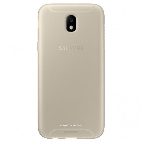 Maciņš aizmugurējais Samsung J5 2017 Jelly Cover EF-AJ530TFEG Gold, Galaxy  J5 cena | 220.lv