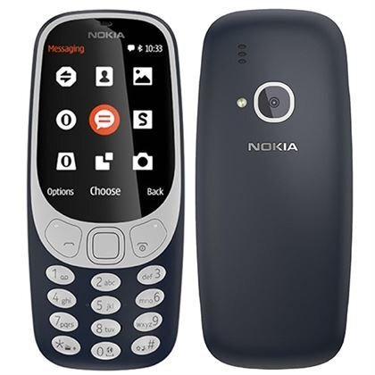 Nokia 3310 (2017) Dark Blue цена и информация | Mobilie telefoni | 220.lv