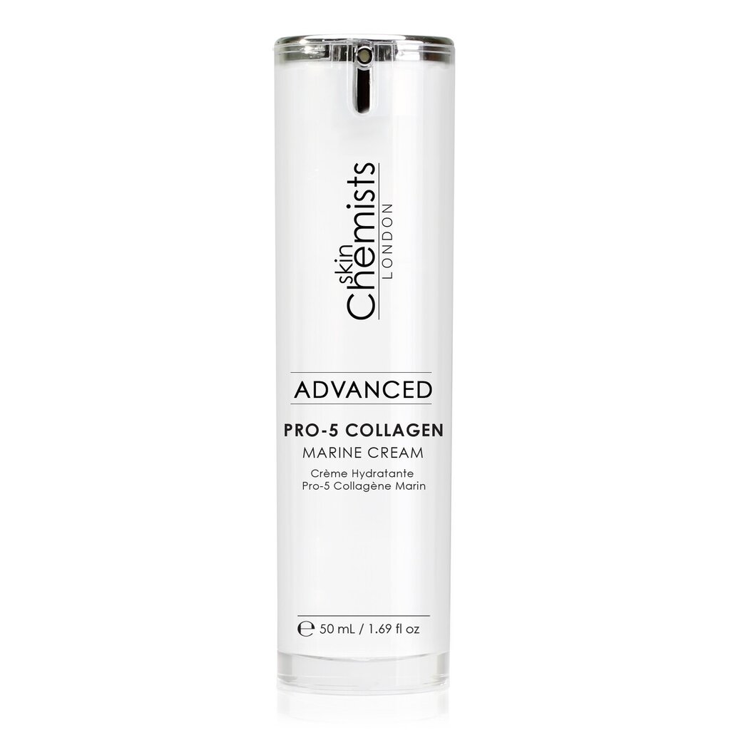 Skin Chemists Advanced Pro-5 Collagen Marine sejas krēms 50 ml cena un informācija | Sejas krēmi | 220.lv