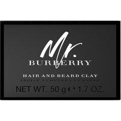 Veidošanas pasta Mr. Burberry Hair and Beard Clay 45 g cena un informācija | Parfimēta vīriešu kosmētika | 220.lv