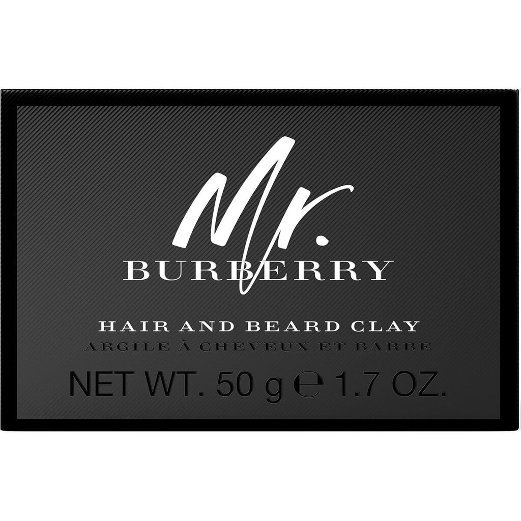 Veidošanas pasta Mr. Burberry Hair and Beard Clay 45 g цена и информация | Parfimēta vīriešu kosmētika | 220.lv