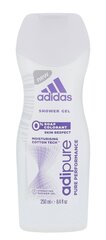 Dušas želeja Adidas Adipure 250 ml cena un informācija | Adidas Ķermeņa kopšanas līdzekļi | 220.lv