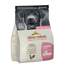 Almo Nature Holistic Puppy для щенков размера M / L, с курицей, 2 кг цена и информация | Сухой корм для собак | 220.lv