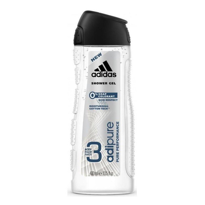 Dušas želeja vīriešiem Adidas Adipure, 400 ml cena un informācija | Dušas želejas, eļļas | 220.lv