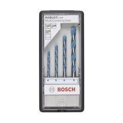 Универсальный набор сверл по бетону Bosch Multiconstruction, 4 шт. цена и информация | Механические инструменты | 220.lv