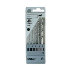 Bosch комплект сверл для металла, 5 шт. цена и информация | Механические инструменты | 220.lv
