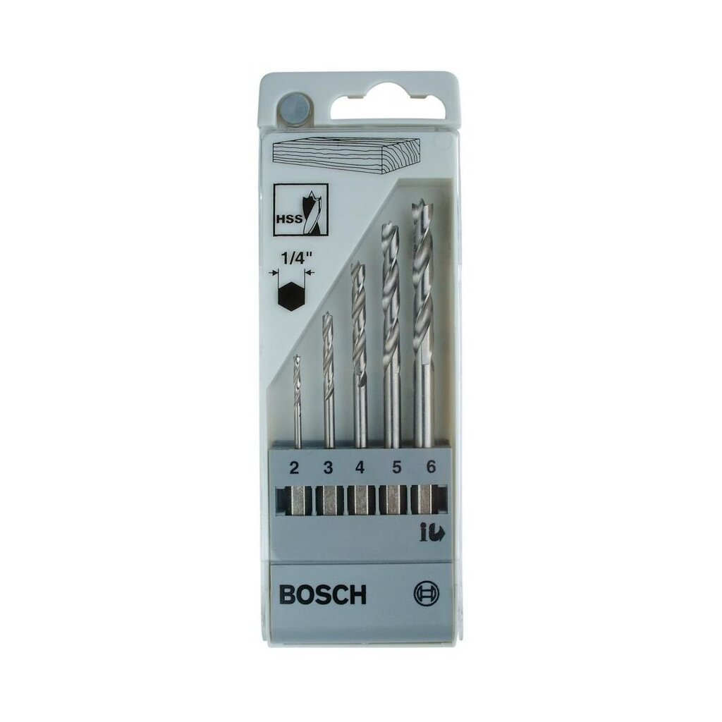 Bosch urbju komplekts kokam, 5 gab. cena un informācija | Rokas instrumenti | 220.lv