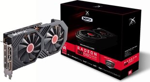 XFX Radeon RX 580 GTS XXX OC+, 8GB GDDR5, DVI-D, HDMI, 3xDP, BOX (RX-580P8DFD6) цена и информация | Видеокарты (GPU) | 220.lv