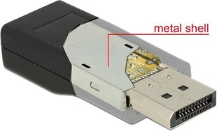 Delock Adapter Displayport 1.2 male > HDMI female 4K Passive black cena un informācija | Delock Datortehnika | 220.lv