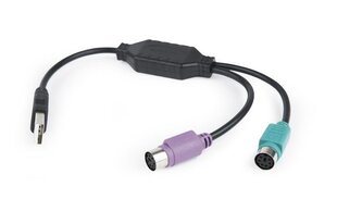 Gembird USB Male - 2 x PS/2 Female cena un informācija | Kabeļi un vadi | 220.lv