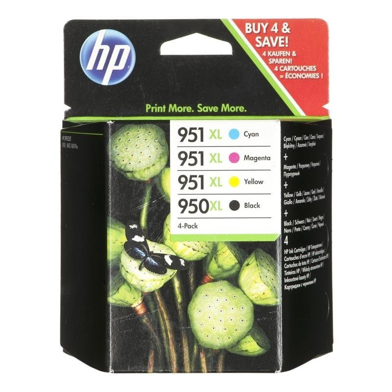 Kasetņu komplekts HP 950XL/951XL (C2P43AE), 4 krāsu komplekts цена и информация | Tintes kārtridži | 220.lv