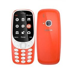 Nokia 3310 (2017), Dual SIM, (LT, LV, EE) Warm Red cena un informācija | Mobilie telefoni | 220.lv