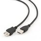 Gembird CCP-USB2-AMAF-6, USB2 AM-AF, 1,8 m cena un informācija | Kabeļi un vadi | 220.lv